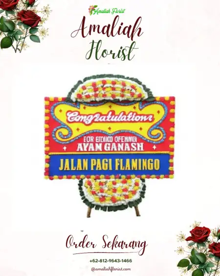 Sewa Papan Bunga Sekerak